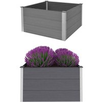 Vidaxl - Garten-Hochbeet,Blumenkasten wpc 100 x 100 x 54 cm Grau Vidaxl - Garten-Hochbeet,Blumenkasten wpc 100 x 100 x 54 cm Grau von VIDAXL