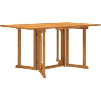 Vidaxl - Garten-Klapptisch Butterfly 150x90x75 cm Massivholz Teak von VIDAXL