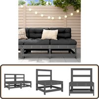 Garten-Mittelsofas 2 Stk. Grau Massivholz Kiefer - Gartensofa - Kiefernholzmöbel - Outdoor Möbel - Lounge Set - Gartenlounge Garten-Mittelsofas 2 Stk. Grau Massivholz Kiefer - Gartensofa - Kiefernholzmöbel - Outdoor Möbel - Lounge Set - Gartenlounge von VIDAXL