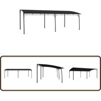 Vidaxl - Garten-Sonnenschutz 6x3x2,55 m Anthrazit - Gartensonnenspender - Gartenzelt - Pergola - Überdachung - Outdoor Möbel von VIDAXL