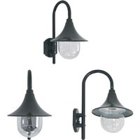 Garten-Wandleuchte E27 42 cm Aluminium Dunkelgrün - Außenwandleuchte - Gartenleuchte - led Wandleuchte - Alu Wandleuchte - Dunkelgrünes Licht - Home Garten-Wandleuchte E27 42 cm Aluminium Dunkelgrün - Außenwandleuchte - Gartenleuchte - led Wandleuchte - Alu Wandleuchte - Dunkelgrünes Licht - Home von VIDAXL