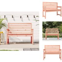 Gartenbank 109x48x91,5 cm Massivholz Douglasie - Gartenbank - Holzmöbel - Outdoor Möbel - Gartenmöbel - Douglasie von VIDAXL