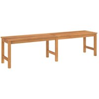 Gartenbank 180 cm Massivholz Teak Vidaxl von VIDAXL