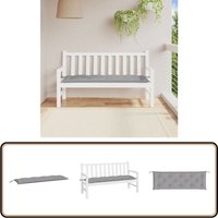 Gartenbank-Auflage Grau 150x50x7 cm Oxford-Gewebe - Gartenbankauflage - Outdoorkissen - Sitzkissen - Gartenmöbel - Terrasse Gartenbank-Auflage Grau 150x50x7 cm Oxford-Gewebe - Gartenbankauflage - Outdoorkissen - Sitzkissen - Gartenmöbel - Terrasse von VIDAXL