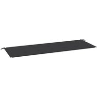 Bonnevie - Gartenbank-Auflage Ruhebank Schwarz 150x50x3 cm Oxford-Gewebe vidaXL von BONNEVIE