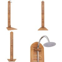 Vidaxl - Gartendusche Teak Massiv 70 x 75 x 204 cm - Gartendusche - Gartenduschen - Home & Living von VIDAXL