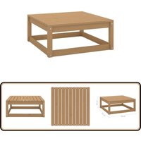 Vidaxl - Gartenhocker 70x70x30 cm Honigbraun Massivholz Kiefer - Gartensauna - Gartenstuhl - Gartenlounge - Kiefernholzmöbel - Gartenmöbeln von VIDAXL