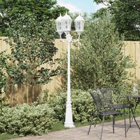 Gartenlaterne mit 3 Lampen E27 Weiß 235 cm Aluminium Vidaxl Gartenlaterne mit 3 Lampen E27 Weiß 235 cm Aluminium Vidaxl von VIDAXL