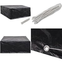 Gartenmöbel-Abdeckung 10 Ösen 260x260x90 cm - Gartenmöbelschutzhülle - Rattan Möbel Abdecken - Gartenbank Abdeckung - Gartentisch Abdeckung Gartenmöbel-Abdeckung 10 Ösen 260x260x90 cm - Gartenmöbelschutzhülle - Rattan Möbel Abdecken - Gartenbank Abdeckung - Gartentisch Abdeckung von VIDAXL