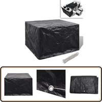 Vidaxl - Gartenmöbel-Abdeckung 8 Ösen 113x113x73 cm - Gartenmöbel Abdeckung - Gartenmöbel Schutzhülle - Gartenmöbel Abdeckplane - Gartenmöbel von VIDAXL