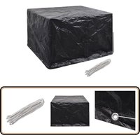 Gartenmöbel-Abdeckung 8 Ösen 135x135x90 cm - Gartenmöbelschutzhülle - Rattan Möbel Abdecken - Gartentisch Abdecken - Gartenbank Abdecken - Wetterfest von VIDAXL
