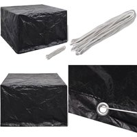 Gartenmöbel-Abdeckung 8 Ösen 135x135x90 cm - Gartenmöbelschutzhülle - Rattan Möbel Abdecken - Gartentisch Abdecken - Gartenbank Abdecken - Wetterfest von VIDAXL