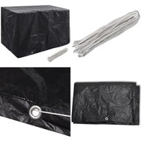 Gartenmöbel-Abdeckung 8 Ösen 140x70x90 cm - Gartenmöbelschutzhülle - Rattan Möbel Abdecken - Gartenstuhl Abdeckung - Gartentisch Abdeckung von VIDAXL