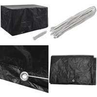 Gartenmöbel-Abdeckung 8 Ösen 180x70x90 cm - Gartenmöbelschutzhülle - Rattan Möbel Abdecken - Gartenbank Abdeckung - Gartentisch Abdeckung Gartenmöbel-Abdeckung 8 Ösen 180x70x90 cm - Gartenmöbelschutzhülle - Rattan Möbel Abdecken - Gartenbank Abdeckung - Gartentisch Abdeckung von VIDAXL