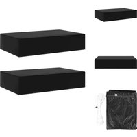 Gartenmöbel-Abdeckungen 2 Stk. 12 Ösen 325x205x70 cm - Gartenmöbelschutzhülle - Rattan Möbel Abdecken - Gartenbank Abdeckung - Gartentisch Abdeckung von VIDAXL
