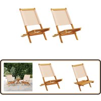 Gartenstühle 2 Stk. Beige Massivholz Akazie & Stoff - Gartensaßsessel - Gartenstuhls - Holzstühle - Akaziengartenmöbel - Gartenmöbel Beige Gartenstühle 2 Stk. Beige Massivholz Akazie & Stoff - Gartensaßsessel - Gartenstuhls - Holzstühle - Akaziengartenmöbel - Gartenmöbel Beige von VIDAXL