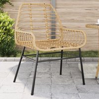 Vidaxl - Gartenstühle 2 Stk. Braun Poly Rattan von VIDAXL