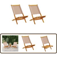 Vidaxl - Gartenstühle 2 Stk. Taupe Massivholz Akazie & Stoff - Gartenstühle - Holz Gartenmöbel - Akazienholz Möbel - Gartenmöbel Taupe - Balkonmöbel Vidaxl - Gartenstühle 2 Stk. Taupe Massivholz Akazie & Stoff - Gartenstühle - Holz Gartenmöbel - Akazienholz Möbel - Gartenmöbel Taupe - Balkonmöbel von VIDAXL