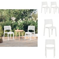 Vidaxl - Gartenstühle 2 Stk. Weiß Polypropylen - Gartenstühle - Sitzgelegenheiten - Terrassenstühle - Gartenmöbeln - Kunststoffsessel Vidaxl - Gartenstühle 2 Stk. Weiß Polypropylen - Gartenstühle - Sitzgelegenheiten - Terrassenstühle - Gartenmöbeln - Kunststoffsessel von VIDAXL