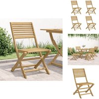 Vidaxl - Gartenstühle 4 Stk. Klappbar 48,5x61,5x87 cm Massivholz Akazie - Gartenstühle - Holz Gartenstühle - Akazienholzmöbel - Outdoor Möbel Vidaxl - Gartenstühle 4 Stk. Klappbar 48,5x61,5x87 cm Massivholz Akazie - Gartenstühle - Holz Gartenstühle - Akazienholzmöbel - Outdoor Möbel von VIDAXL