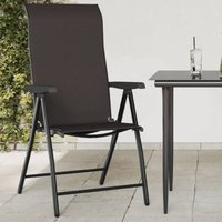 Vidaxl - Gartenstühle 4 Stk. Klappbar Schwarz Kaffeebraun Poly Rattan Vidaxl - Gartenstühle 4 Stk. Klappbar Schwarz Kaffeebraun Poly Rattan von VIDAXL