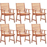 Vidaxl - Gartenstühle 6 Stk. Massivholz Akazie Vidaxl - Gartenstühle 6 Stk. Massivholz Akazie von VIDAXL