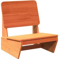 Vidaxl - Gartenstuhl Wachsbraun 60x64x70,5 cm Massivholz Kiefer von VIDAXL