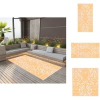 Gartenteppiche & Picknickdecken - Living Outdoor-Teppich Orange und Weiß 80x150 cm pp - Orange Gartenteppiche & Picknickdecken - Living Outdoor-Teppich Orange und Weiß 80x150 cm pp - Orange von VIDAXL