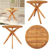 Vidaxl - Gartentisch 85x85x75 cm Massivholz Akazie - Holztisch - Gartentisch - Akazientisch - Outdoortisch - Terrasse Möbel - Home & Living von VIDAXL
