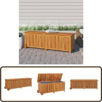 Vidaxl - Gartentruhe mit Rollen 150x50x58 cm Massivholz Akazie - Holztruhe - Gartenaufbewahrung - Außenkiste - Gartenmöbel Box - Akasieholzkisten Vidaxl - Gartentruhe mit Rollen 150x50x58 cm Massivholz Akazie - Holztruhe - Gartenaufbewahrung - Außenkiste - Gartenmöbel Box - Akasieholzkisten von VIDAXL