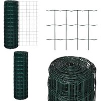 Gartenzaun Maschendraht Gitterzaun Schweißgitter 10x1,2m - Gartenzaun - Maschendrahtzaun - Metallzaun - Stabiler Zaun - Gartenzäune - Home & Living von VIDAXL