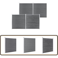 Vidaxl - Gartenzaun wpc 699x186 cm Grau - Gartenzaun - wpc Zaun - Holz-Look Zaun - Wetterfest - Robust Vidaxl - Gartenzaun wpc 699x186 cm Grau - Gartenzaun - wpc Zaun - Holz-Look Zaun - Wetterfest - Robust von VIDAXL