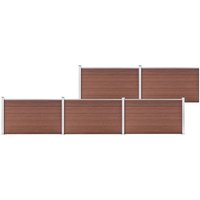 Gartenzaun wpc 872x106 cm Braun Vidaxl Gartenzaun wpc 872x106 cm Braun Vidaxl von VIDAXL