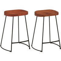Gavin Barhocker 2 Stk. 45x40x63 cm Massivholz Mango - Vidaxl Gavin Barhocker 2 Stk. 45x40x63 cm Massivholz Mango - Vidaxl von VIDAXL