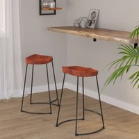 Gavin Barhocker 2 Stk. 45x40x63 cm Massivholz Mango - Vidaxl von VIDAXL