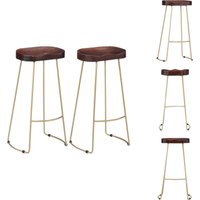 Vidaxl - Gavin Barhocker 2 Stk. Massivholz Mango - Retro Barhocker - Mangoholz Barhocker - Industrieller Barhocker - Gavin Barhocker - Designer Vidaxl - Gavin Barhocker 2 Stk. Massivholz Mango - Retro Barhocker - Mangoholz Barhocker - Industrieller Barhocker - Gavin Barhocker - Designer von VIDAXL