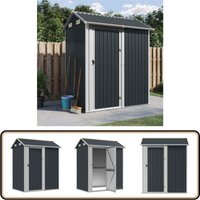Vidaxl - Gerätehaus Anthrazit 192x152,5x237 cm Verzinkter Stahl - Geräteschuppen - Gartenhaus - Werkzeuglager - Outdoor-Lagerraum - Anthrazit Vidaxl - Gerätehaus Anthrazit 192x152,5x237 cm Verzinkter Stahl - Geräteschuppen - Gartenhaus - Werkzeuglager - Outdoor-Lagerraum - Anthrazit von VIDAXL