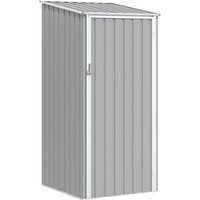 Gerätehaus Grau 87x98x159 cm Verzinkter Stahl Vidaxl Gerätehaus Grau 87x98x159 cm Verzinkter Stahl Vidaxl von VIDAXL
