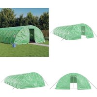 Vidaxl - Gewächshaus mit Stahlrahmen Grün 60 m² 12x5x2,3 m - Gehäuse - Gewächshaus - Gartenhaus - Pflanzenzucht - Outdoor - Home & Living Vidaxl - Gewächshaus mit Stahlrahmen Grün 60 m² 12x5x2,3 m - Gehäuse - Gewächshaus - Gartenhaus - Pflanzenzucht - Outdoor - Home & Living von VIDAXL