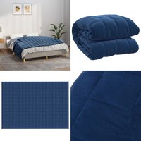 Vidaxl - Gewichtsdecke Blau 140x200 cm 10 kg Stoff - Gewichtsdecke - Schlafdecke - Bettdecke - Blaue Decke - Schwere Decke - Home & Living Vidaxl - Gewichtsdecke Blau 140x200 cm 10 kg Stoff - Gewichtsdecke - Schlafdecke - Bettdecke - Blaue Decke - Schwere Decke - Home & Living von VIDAXL