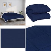 Gewichtsdecke Blau 235x290 cm 11 kg Stoff - Gewichtsdecke - Schlafhilfe - Bettdecke - Daunendecke Alternative - Blaue Decke - Home & Living Gewichtsdecke Blau 235x290 cm 11 kg Stoff - Gewichtsdecke - Schlafhilfe - Bettdecke - Daunendecke Alternative - Blaue Decke - Home & Living von VIDAXL