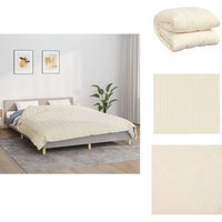 Vidaxl - Gewichtsdecke Hellcreme 200x230 cm 13 kg Stoff - Gewichtsdecke - Schlafberatung - Schlafen - Decke - Daunendecke Alternative Vidaxl - Gewichtsdecke Hellcreme 200x230 cm 13 kg Stoff - Gewichtsdecke - Schlafberatung - Schlafen - Decke - Daunendecke Alternative von VIDAXL