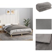 Vidaxl - Gewichtsdecke mit Bezug Grau 120x180 cm 9 kg Stoff - Gewichtsdecke - Schlafhilfe - Bettdecke - Schwere Decke - Tiefenentspannung Vidaxl - Gewichtsdecke mit Bezug Grau 120x180 cm 9 kg Stoff - Gewichtsdecke - Schlafhilfe - Bettdecke - Schwere Decke - Tiefenentspannung von VIDAXL