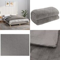 Vidaxl - Gewichtsdecke mit Bezug Grau 150x200 cm 11 kg Stoff - Gewichtsdecke - Schlafhilfe - Bettdecke - Daunendecke Alternative - Stressabbau - Home von VIDAXL
