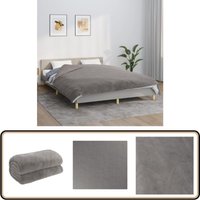 Vidaxl - Gewichtsdecke mit Bezug Grau 200x230 cm 9 kg Stoff - Gewichtsdecke - Schlafdecke - Bettdecke - Schwere Decke - Daunendecke Alternative von VIDAXL