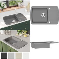 Vidaxl - Granitspüle Einzelbecken Grau - Spülbecken - Küchenspüle - Home & Living - Grau Vidaxl - Granitspüle Einzelbecken Grau - Spülbecken - Küchenspüle - Home & Living - Grau von VIDAXL