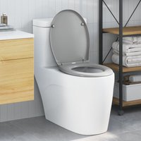 Vidaxl - Schnellverschluss-WC-Sitz Grau 44,8 x 37,3 x 4,2 cm Duroplast Vidaxl - Schnellverschluss-WC-Sitz Grau 44,8 x 37,3 x 4,2 cm Duroplast von VIDAXL