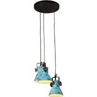 Vidaxl - Hängelampe 25 w Blau 30x30x100 cm E27 von VIDAXL