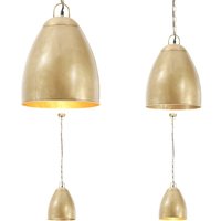 Vidaxl - Hängelampe Industriestil 25 w Messing Rund 32 cm E27 - Hängeleuchte - Industrielampen - Messingleuchte - Wohnraumbeleuchtung - Küchenlampe Vidaxl - Hängelampe Industriestil 25 w Messing Rund 32 cm E27 - Hängeleuchte - Industrielampen - Messingleuchte - Wohnraumbeleuchtung - Küchenlampe von VIDAXL