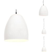 Vidaxl - Hängelampe Industriestil 25 w Weiß Rund 42 cm E27 - Hängelampe - Industrielampen - Wohnraumbeleuchtung - Küchenlampe - Esstischlampe Vidaxl - Hängelampe Industriestil 25 w Weiß Rund 42 cm E27 - Hängelampe - Industrielampen - Wohnraumbeleuchtung - Küchenlampe - Esstischlampe von VIDAXL